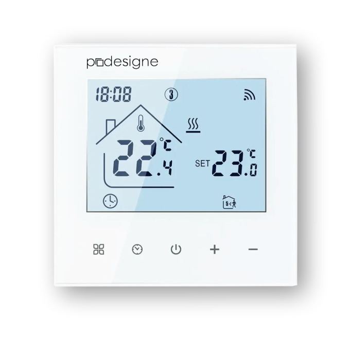 Termostat pTOUCH WHITE Dry Contact WIFI-SMART LIFE