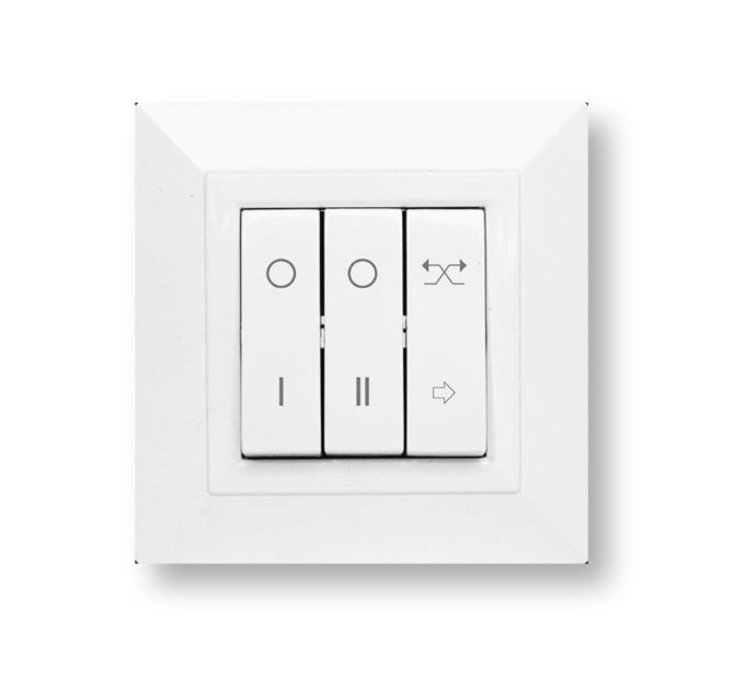 pControl S - 3 rýchlostný ovládač pre rekuperáciu Prodesigne 150QHR
